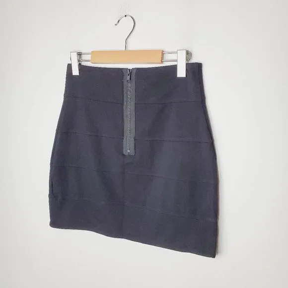 ARITZIA TALULA Black Stretch Bandage Mini Skirt - Picture 7 of 11
